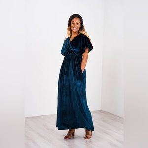 Latched Mama Velour Nursing Maxi